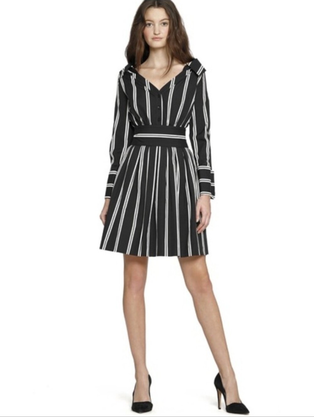 Alice + Olivia - Iliana Party Dress Size 2 Color Black/White